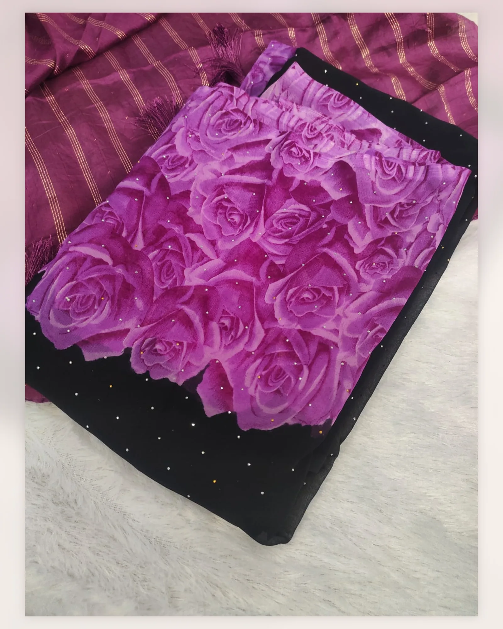 Georgette silk