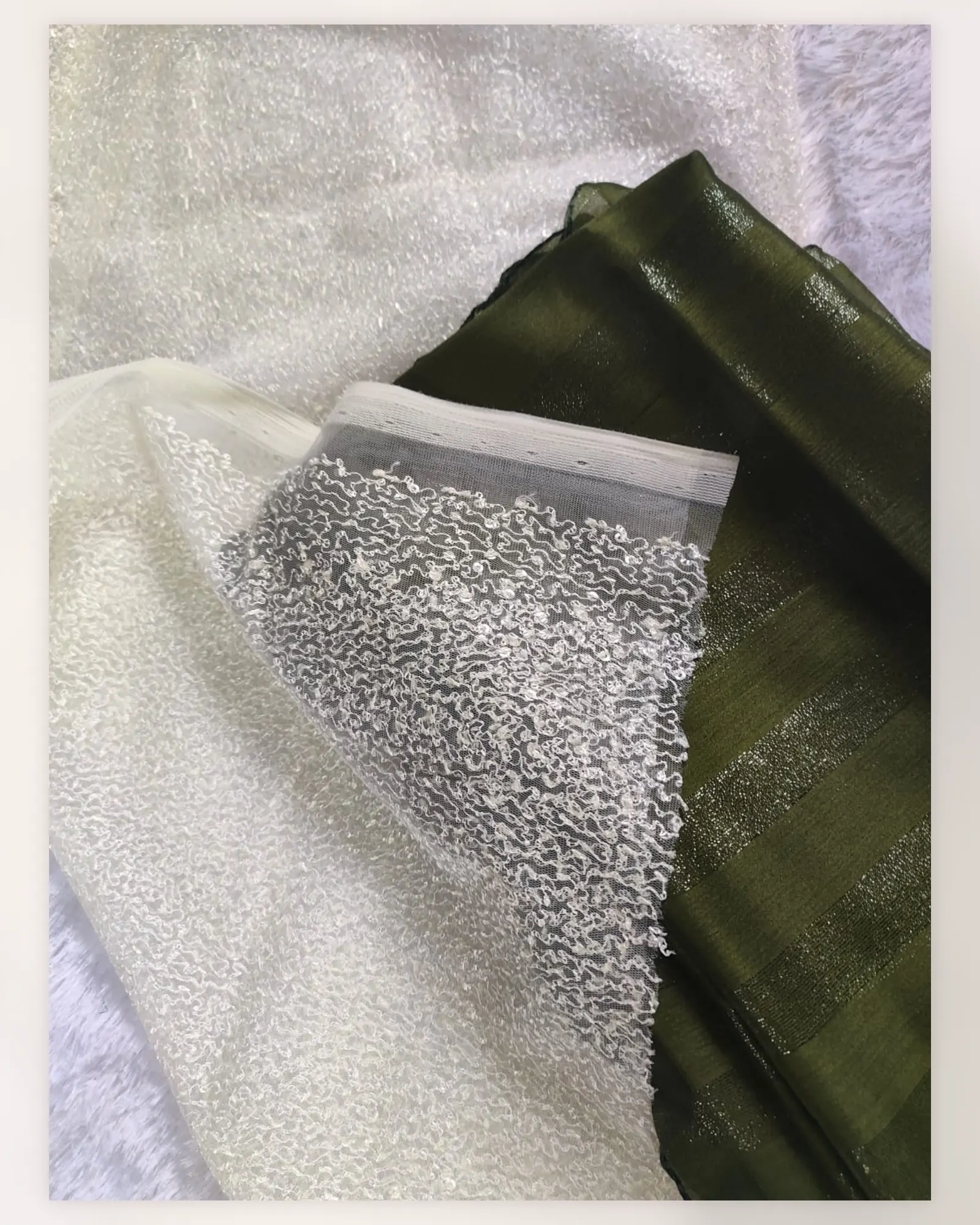 Plain saree