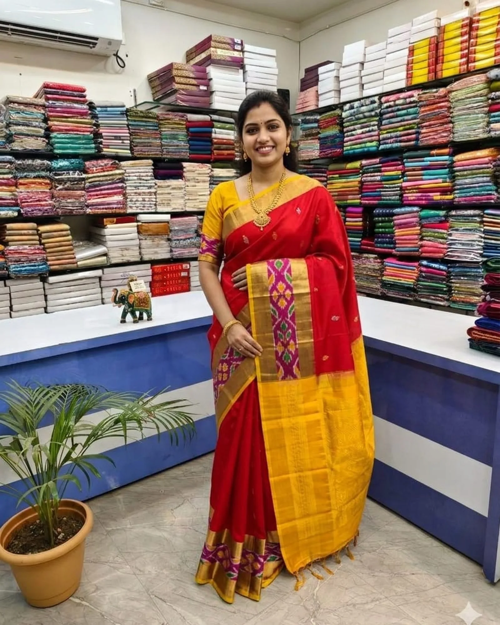 Uppada Pochampalli Border Saree