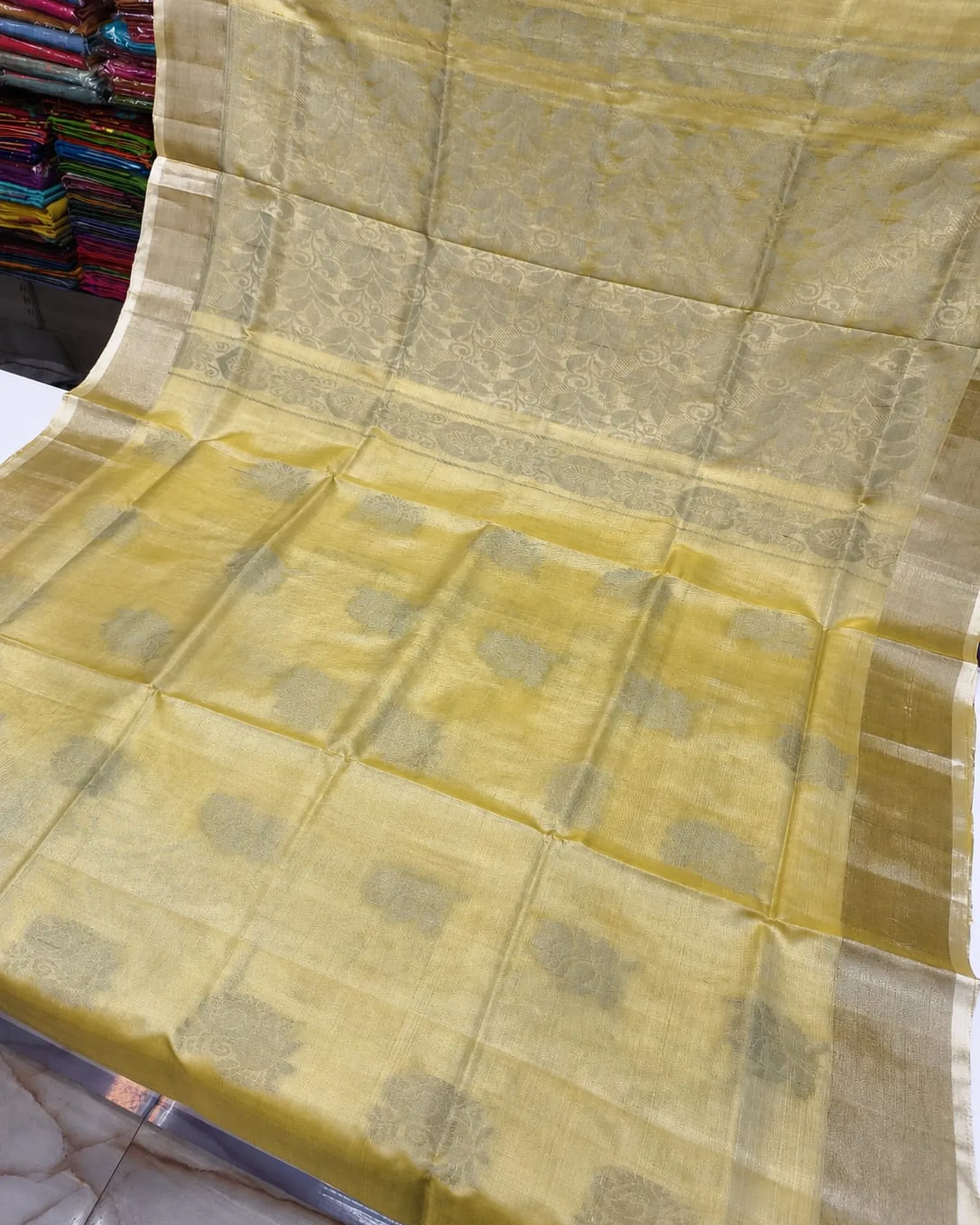 Uppada silver border sarees