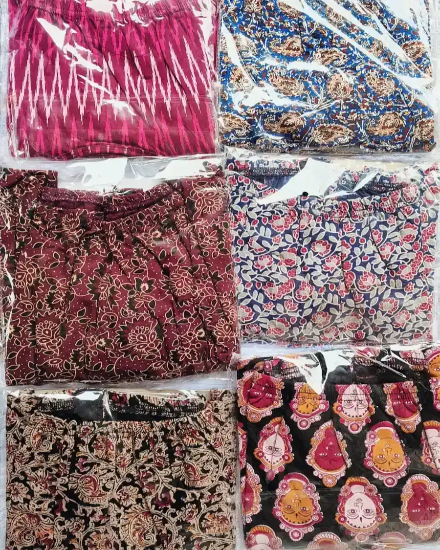 kalamkari cotton blouse sub image 1