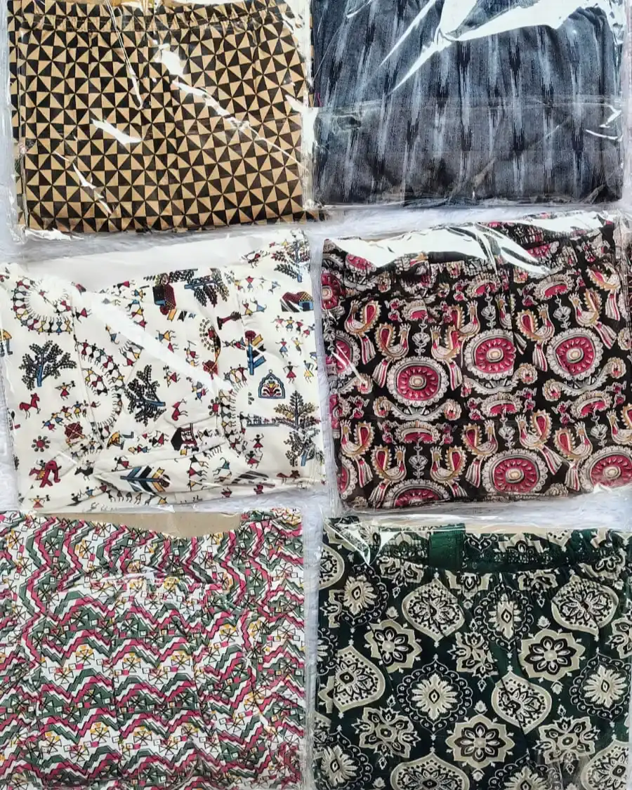 kalamkari cotton blouses sub image 1