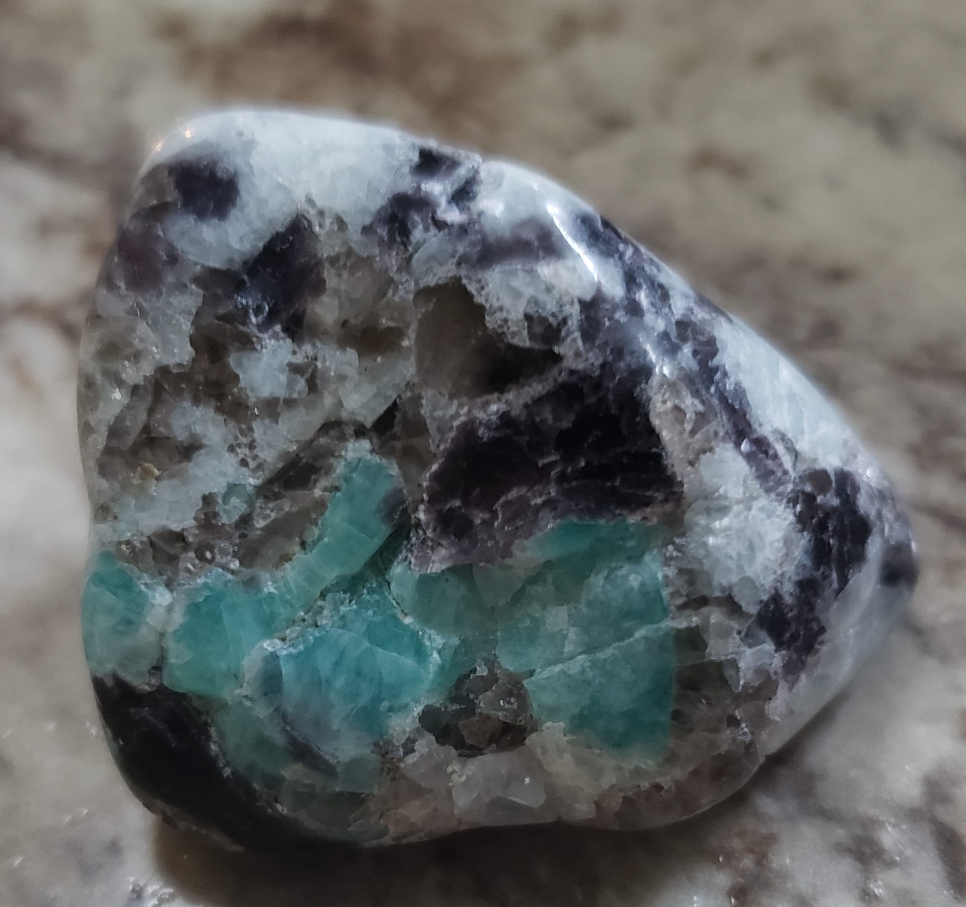 damaged chrysocolla