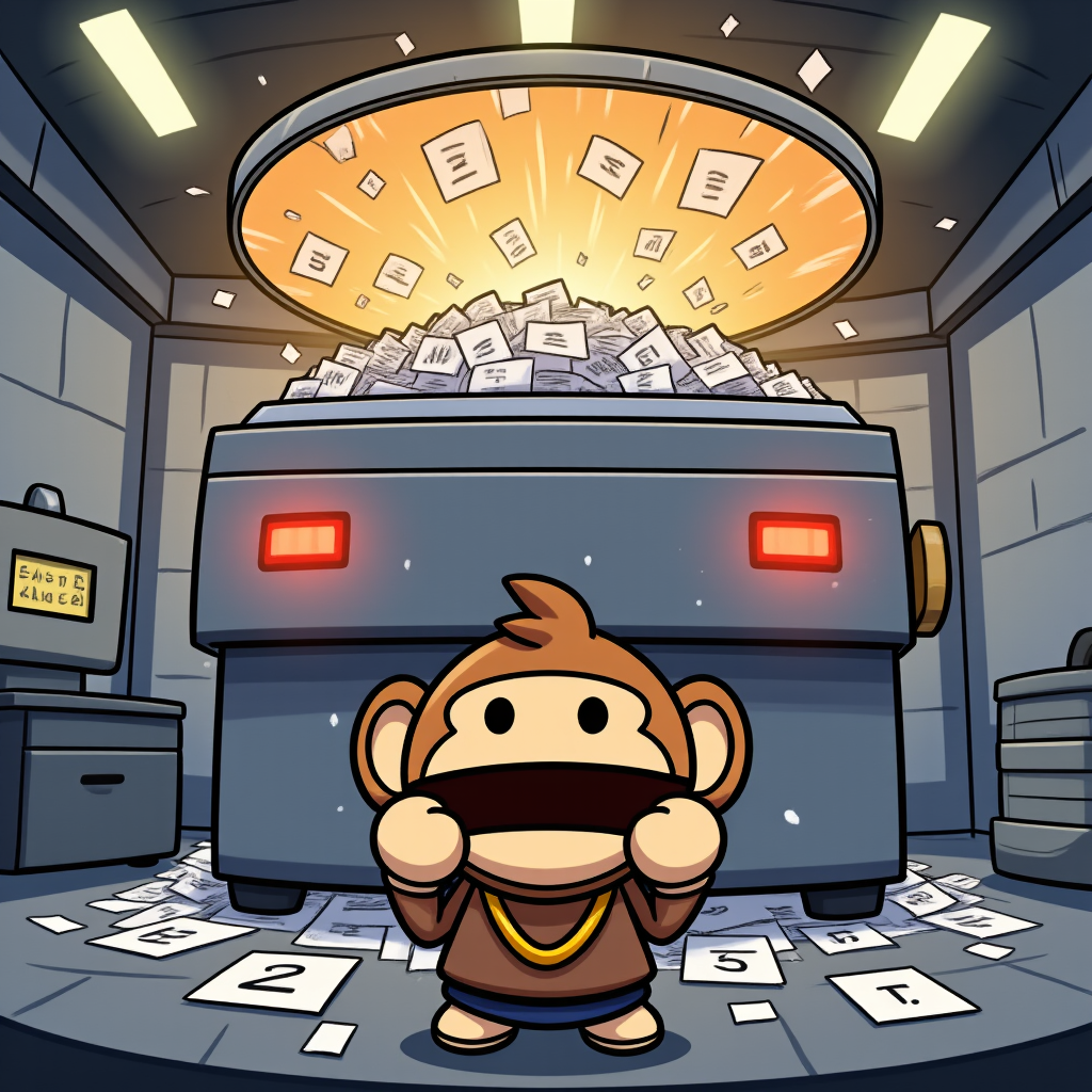 Chibi ape shocked as 898K jobs get shredded