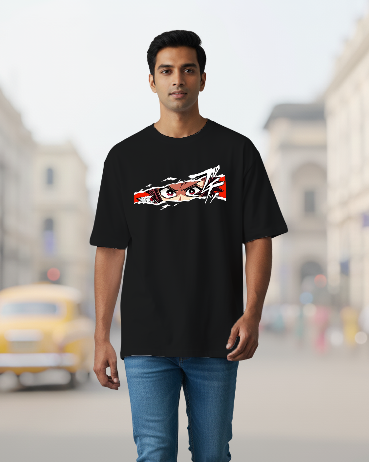 Tanjiro T-Shirt - Demon Slayer Back Print Tee-Coolteees 1