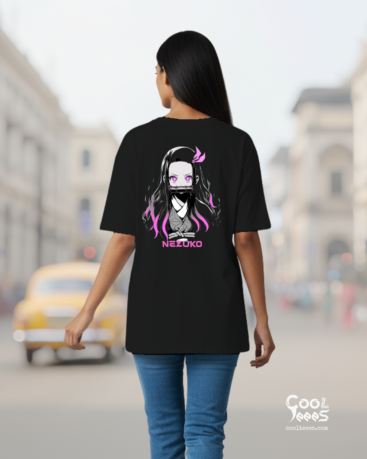 Nazoku Anime Streetwear T-Shirt – Black Japanese Graphic Tee for Trendy Otaku 2