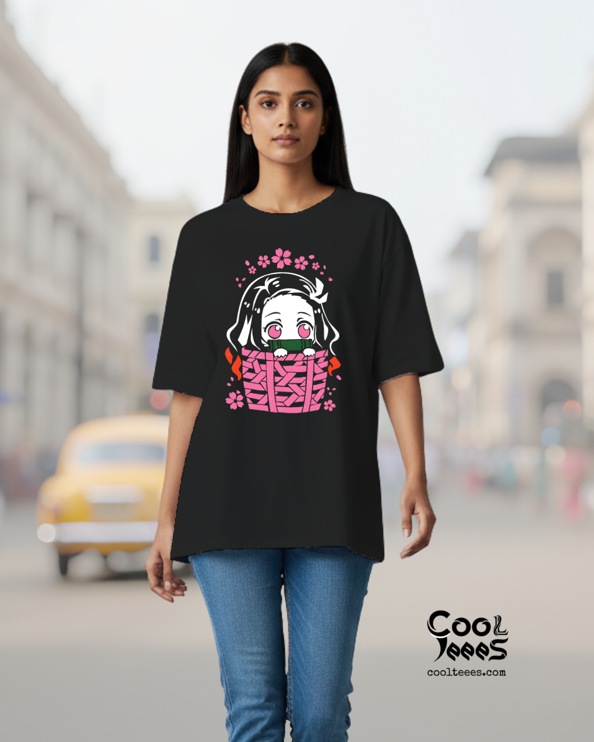 Nazoku Front Anime T-Shirt – Black Streetwear Fashion for Anime Lovers - Coolteees 1
