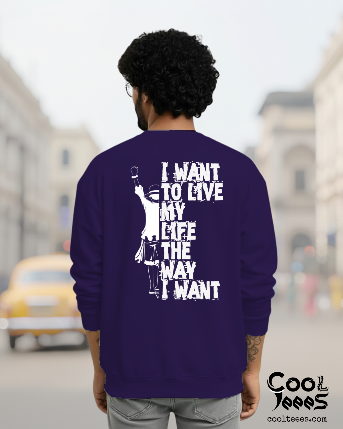 ONE Piece Navy Blue Anime Graphic Sweatshirt – Regular Fit 0