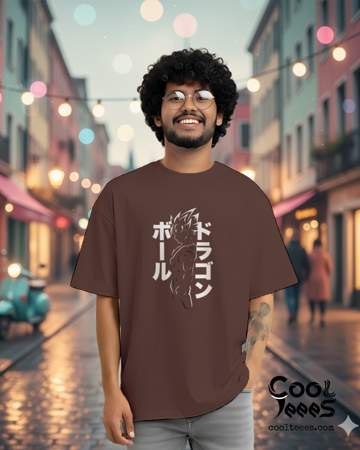 Naruto Graphics Oversized T-Shirt – Premium Cotton Round-Neck 0