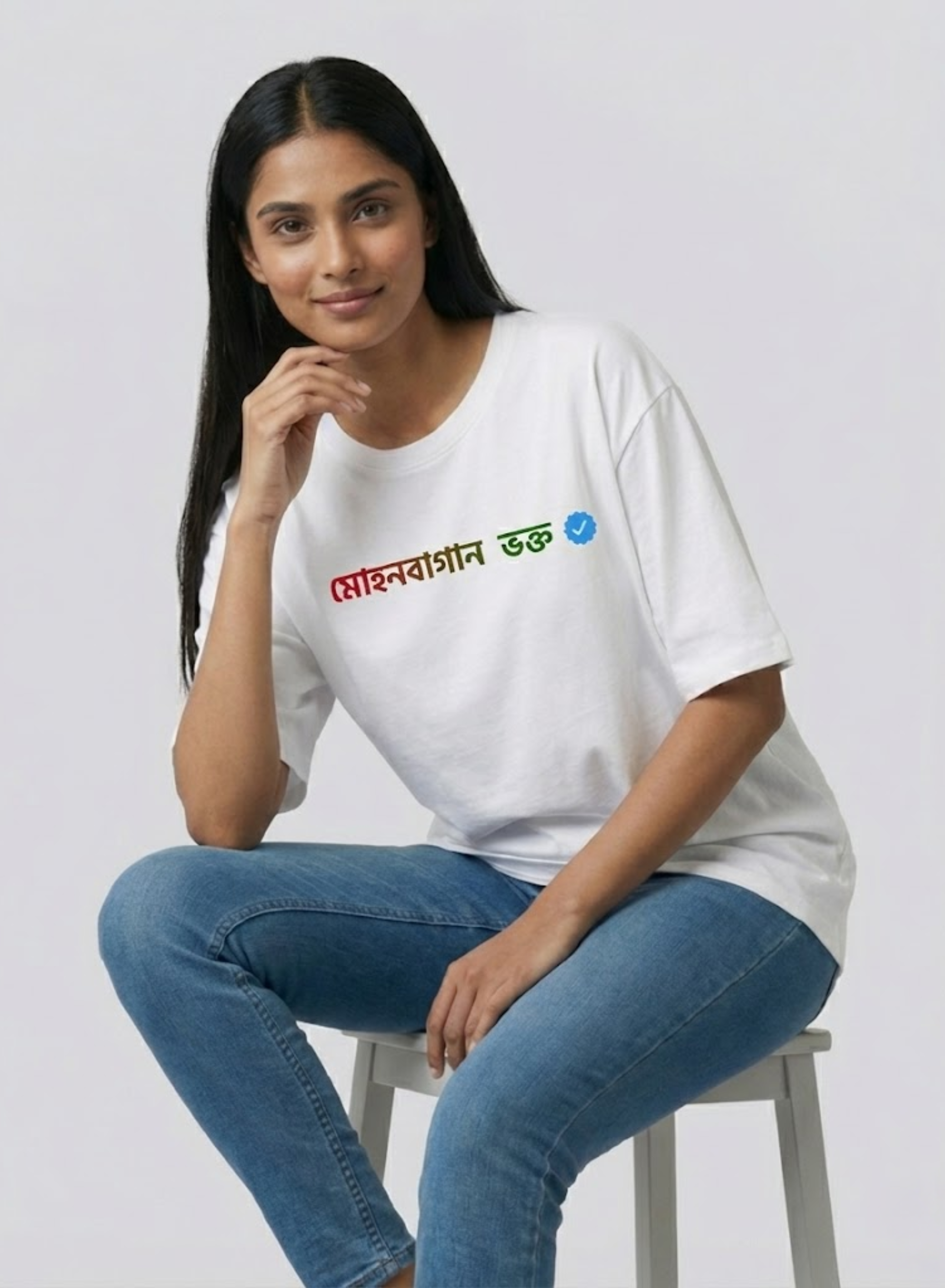 Mohun Bagan Fan T-Shirt – Verified Green & Maroon Supporters Logo Tee | Coolteees 1