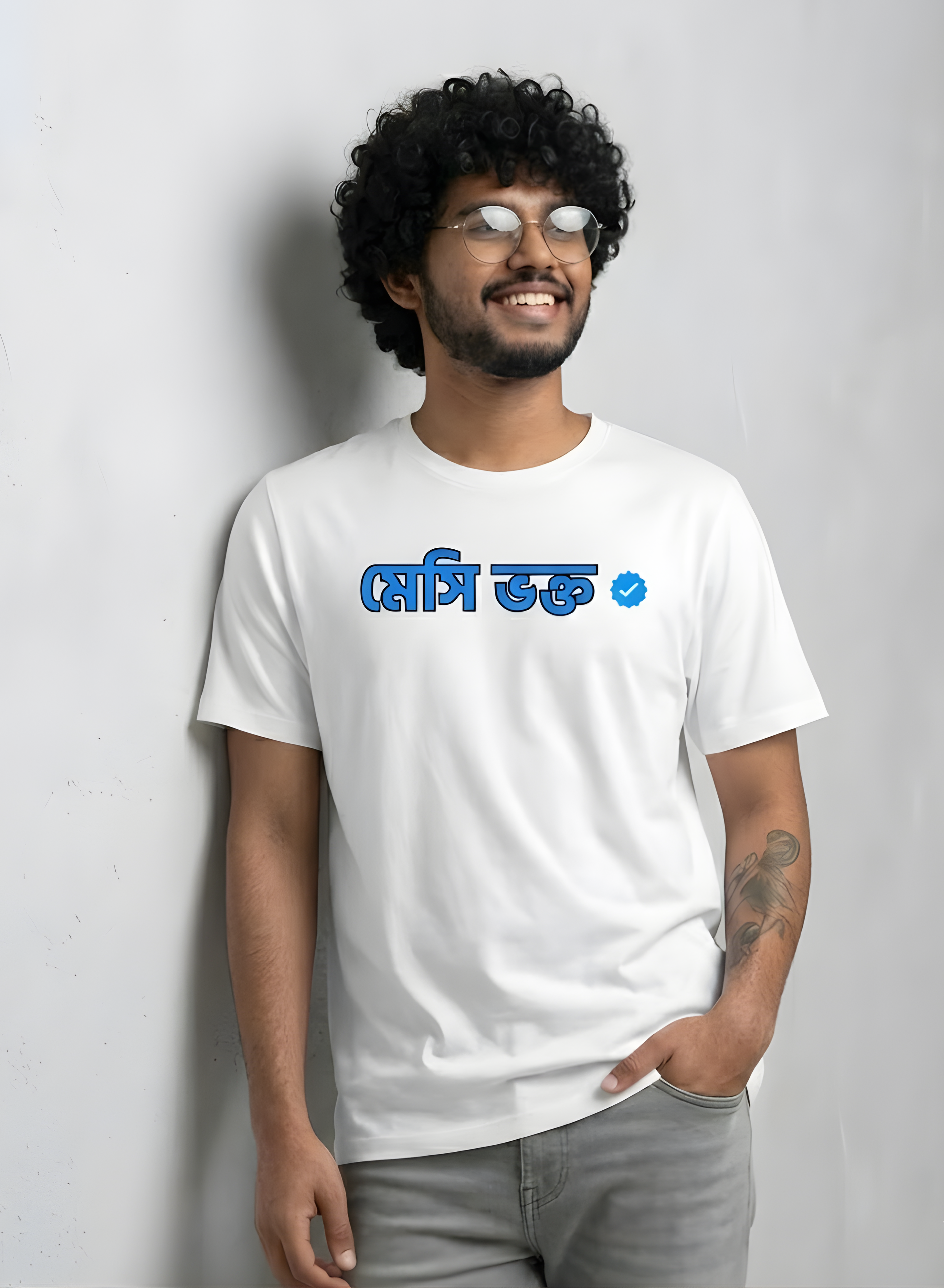 Messi Fan T-Shirt – Verified Football Followers Logo Tee | Coolteees India 0