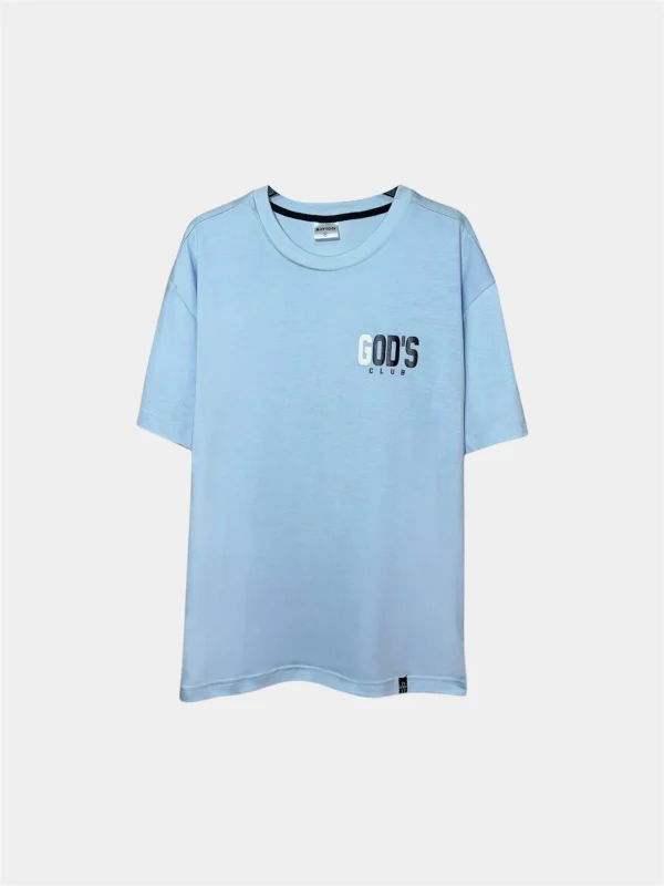 Polo Celeste God's Club