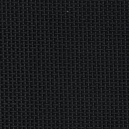 Black exterior zip-track screen fabric swatch