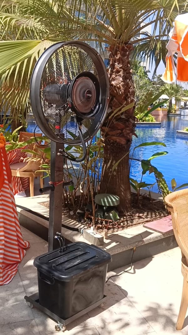 Mist Fan Setup at JW Marriott, Nandi Hills
