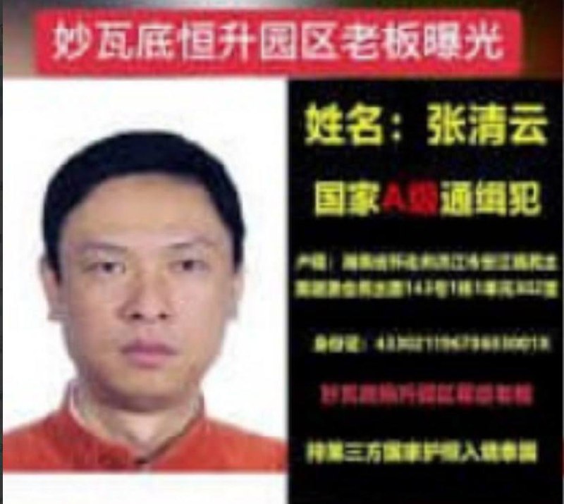 苗瓦迪 6号码头园区老板张清云被曝光