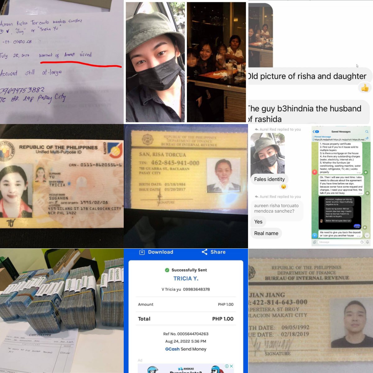 Tricia yu（aureen risha torcuato mendoza sanchez）