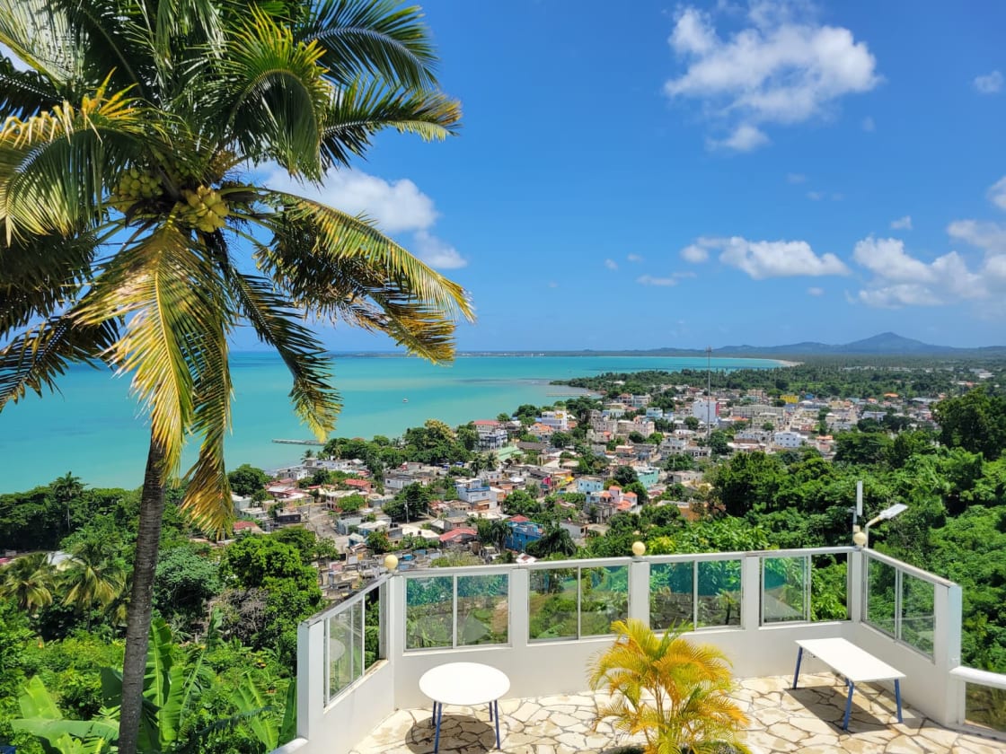 Miches town coast Dominican Republic - village where mountains meet Caribbean Sea El Seibo