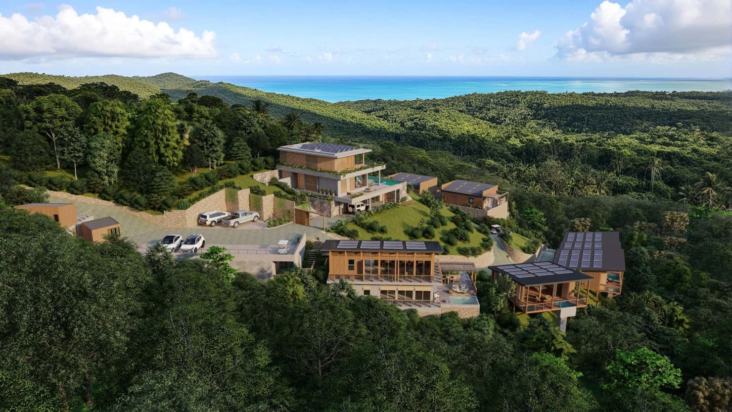 Talipot Boutique Lodge Miches â boutique hospitality project 9 bungalows founder-built CONFOTUR Vista Serena Dominican Republic