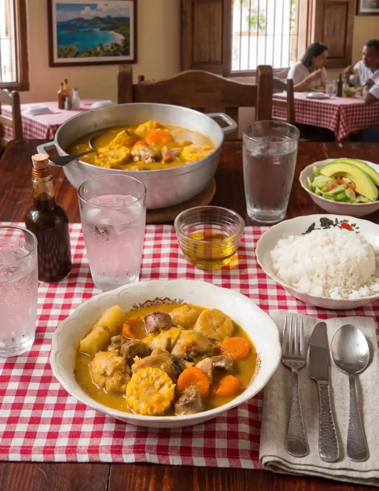 Seven-meat sancocho, Dominican festive dish