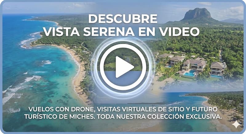 Drone video gallery — Vista Serena ocean view Miches Dominican Republic