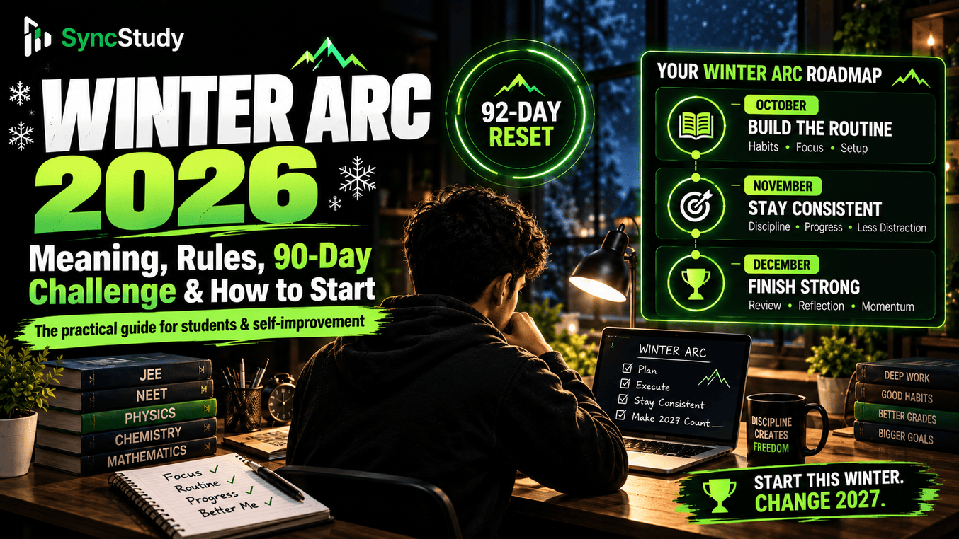 Winter Arc 2026 rules routine and 90 day challenge