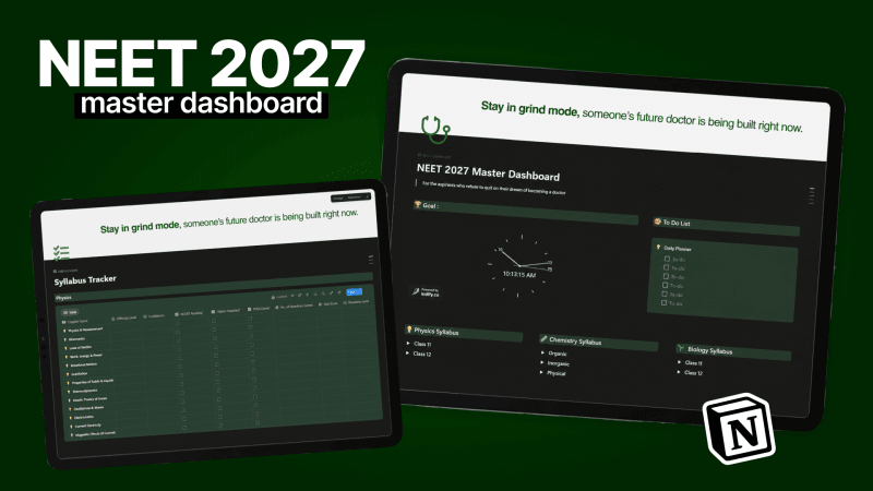 NEET Master Dashboard