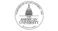 American university logo