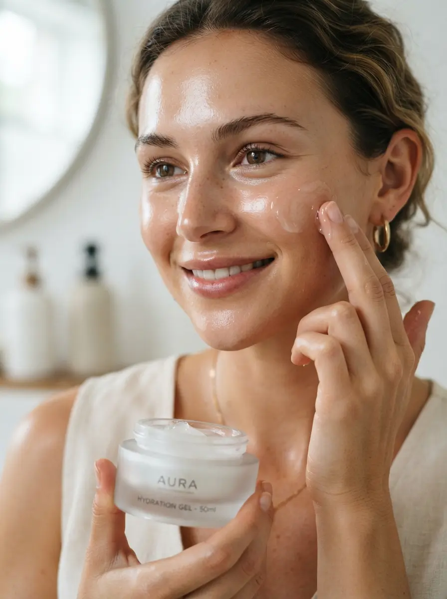 Dr. Brandt Hydraglass Prep Hyaluronic Acid Serum Gel for deep hydration and a glassy skin glow