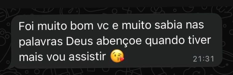 Depoimento de paciente 1