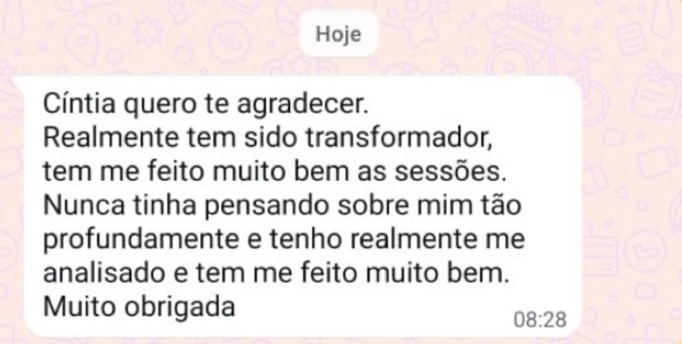 Depoimento de paciente 3