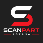 SCANPART Astana — логотип магазина автозапчастей в Астане