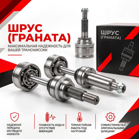 ШРУС (гранаты) в Астане — быстрый автоматический подбор по VIN в SCANPART