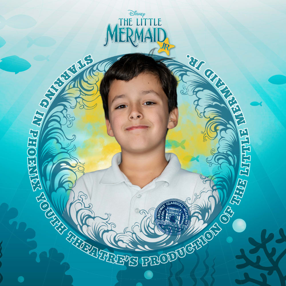 Mermaid Jr. Playbill - Debut - Phoenix Youth Theatre
