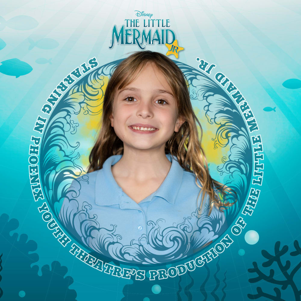 Mermaid Jr. Playbill - Debut - Phoenix Youth Theatre