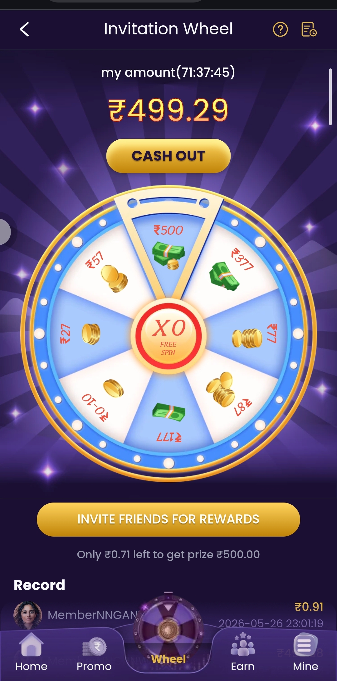 Dhaniwin Login and Register Screen — Dhaniwin Game Login Page