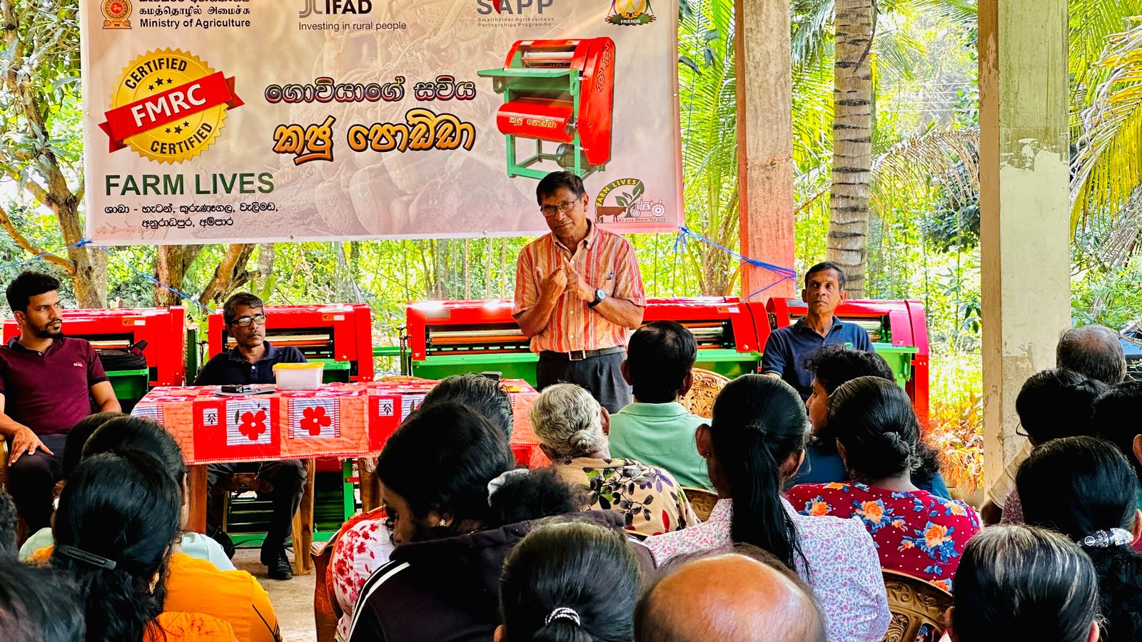 Distribution of Groundnut Pod Separator Machines – Kaju Podda Project