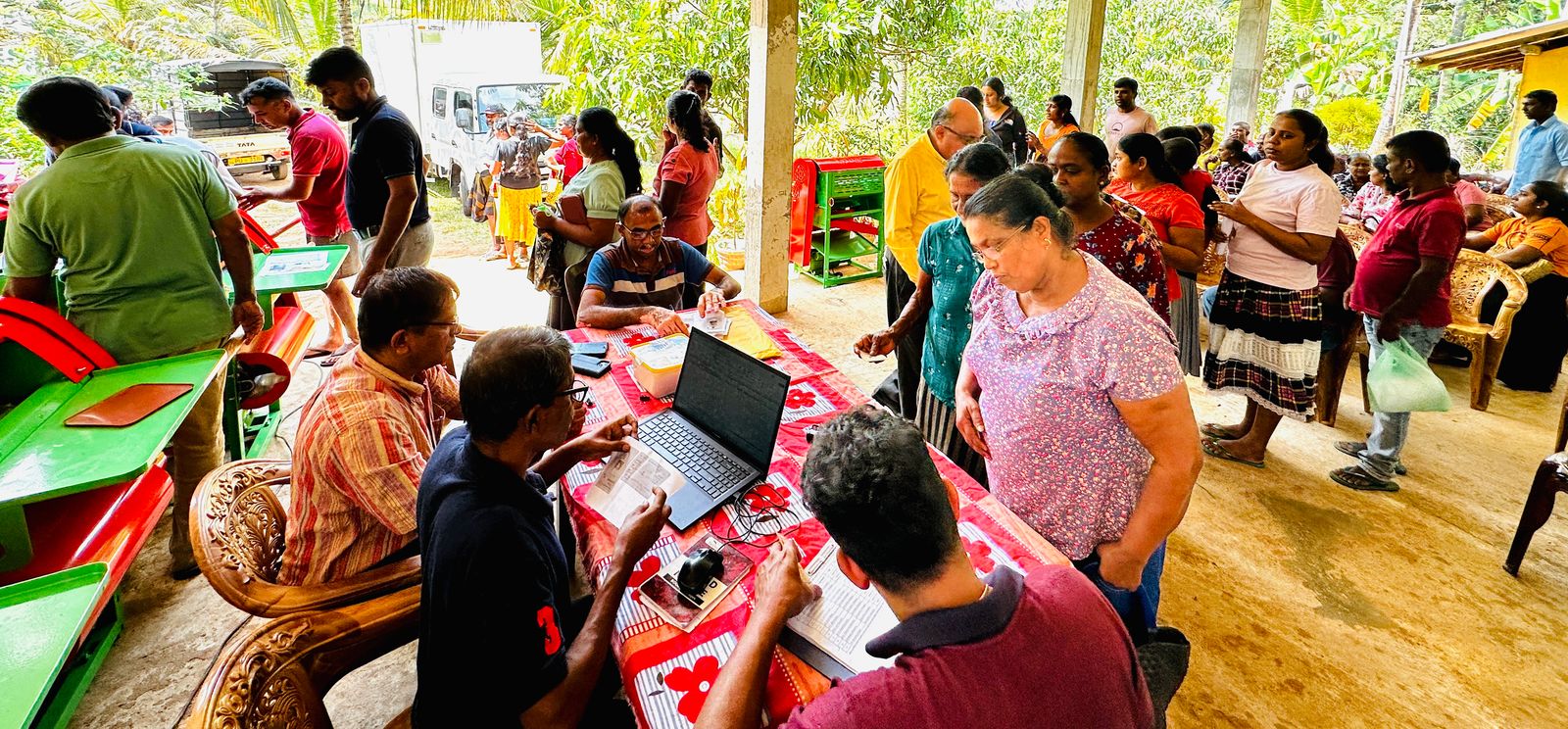 Distribution of Groundnut Pod Separator Machines – Kaju Podda Project