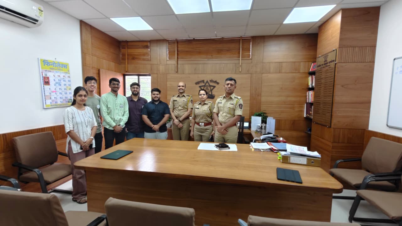 Presenting JanSuraksha AI to the Deputy Commissioner of Police (DCP), Nashik