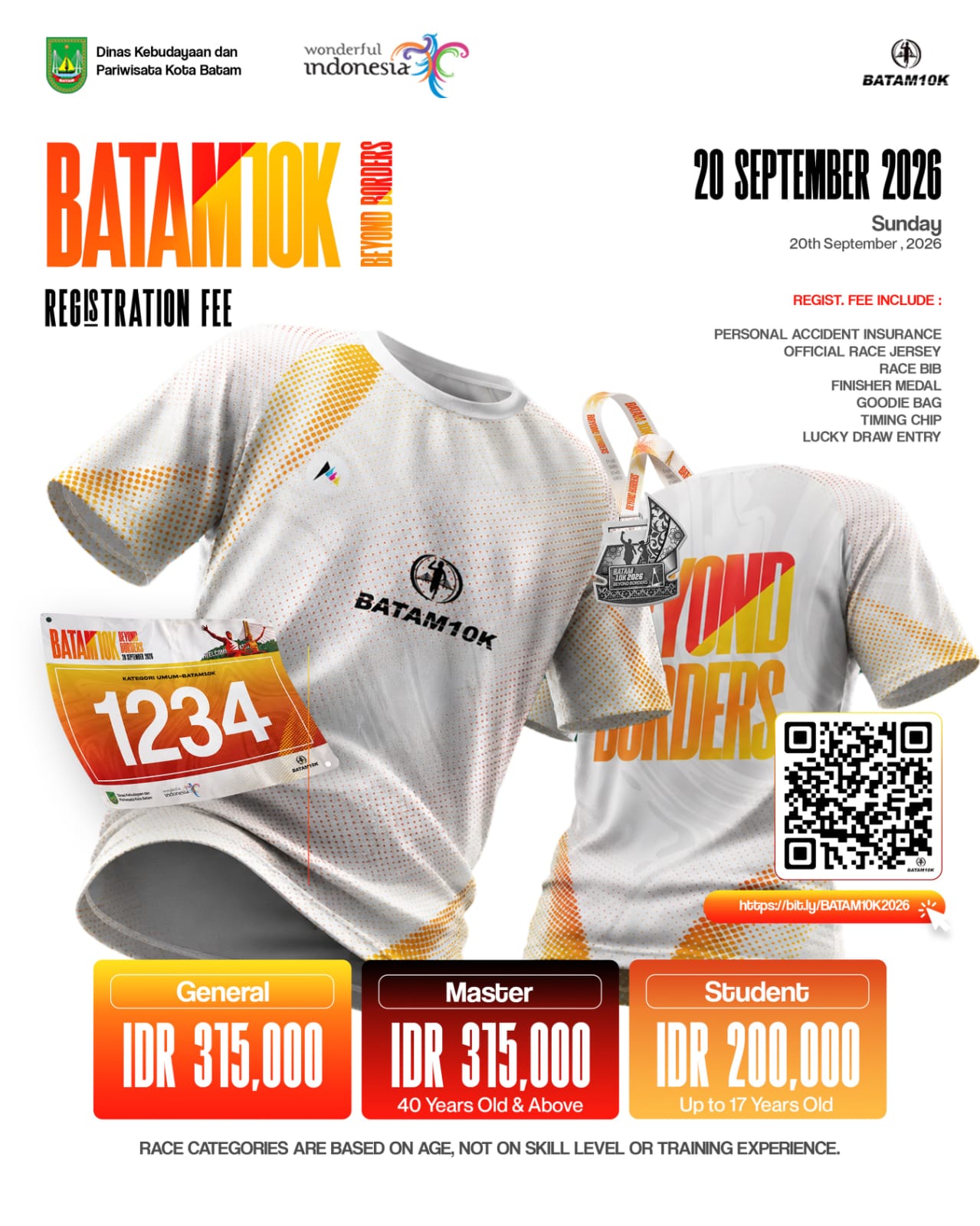 Official Jersey Batam 10K 2026