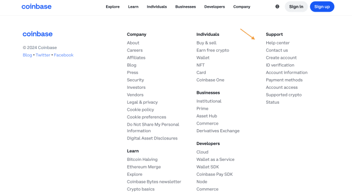Coinbase Support
