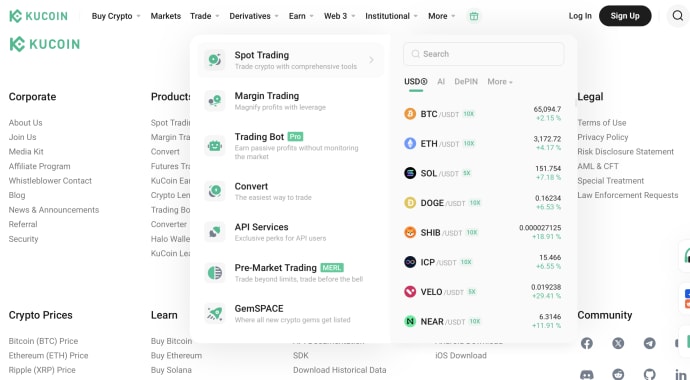 KuCoin Trade