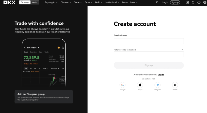OKX Create Account
