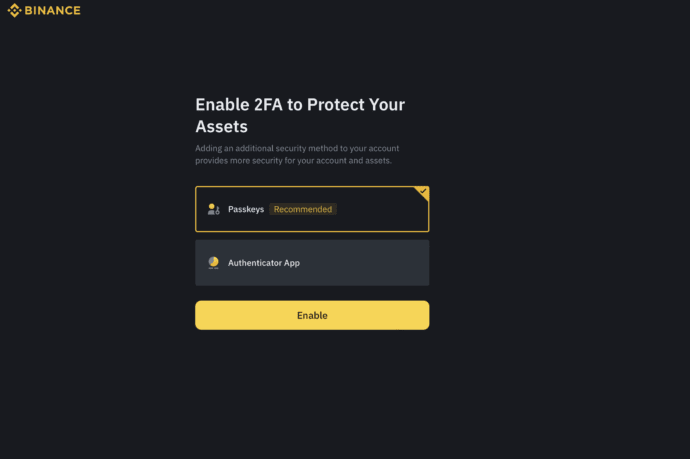 2FA Binance