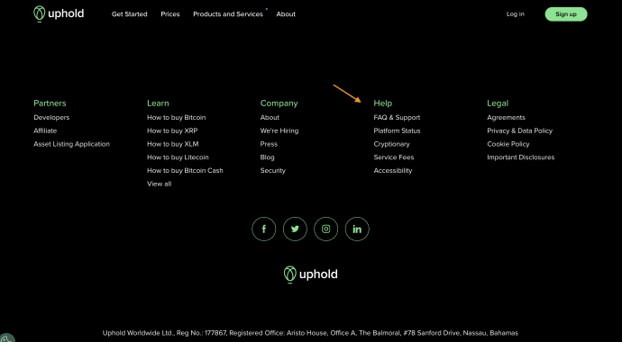 Uphold Help Center