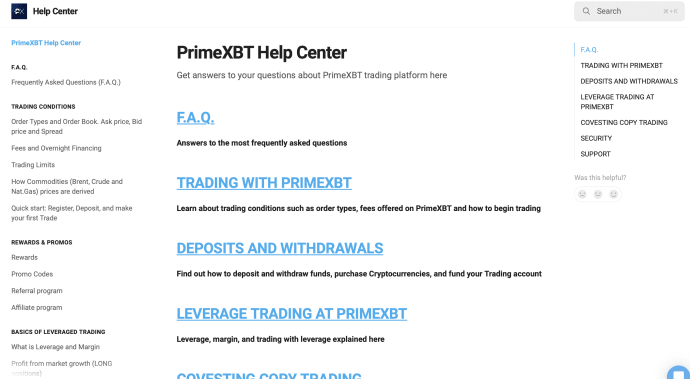 PrimeXBT Help Center