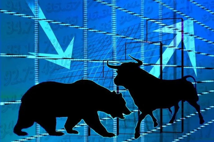 stock exchange, bull, bear-642896.jpg