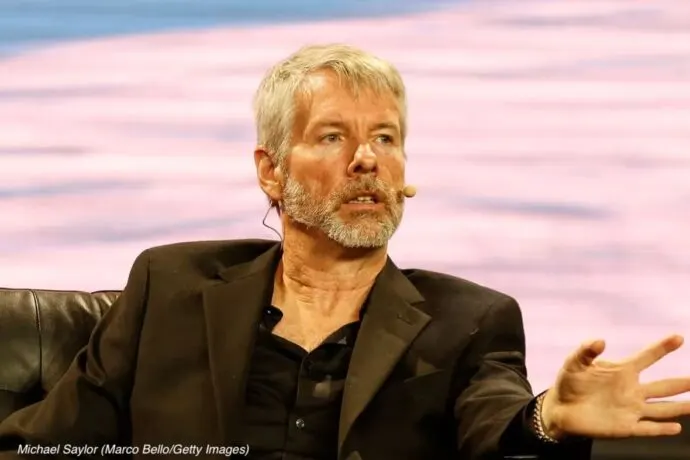 Michael Saylor (Marco Bello/Getty Images)