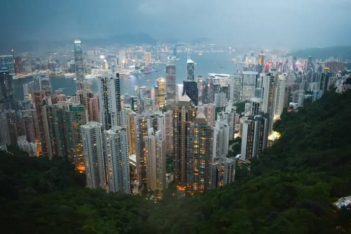 city, hong kong, cityscape