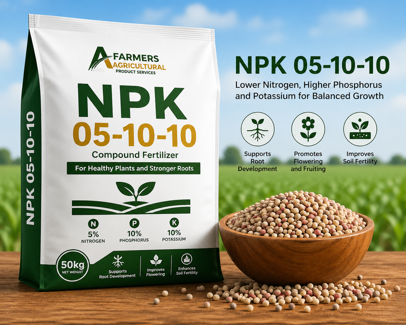 NPK 05-10-10 Fertilizer