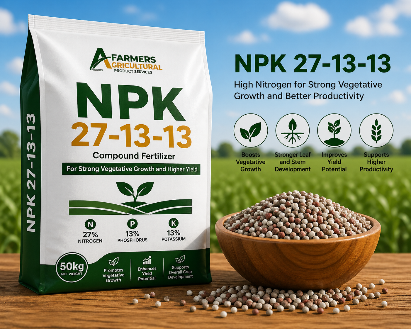 NPK 27-13-13 Fertilizer